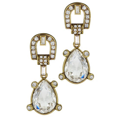 HEIDI DAUS®"St. Barts Rocks" Crystal Deco Drop Earrings HEIDI DAUS®