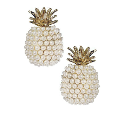 HEIDI DAUS®"Pina Colada" Beaded Pineapple Earrings - Heidi Daus®