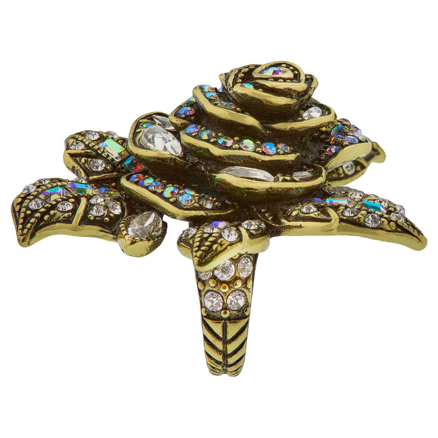 HEIDI DAUS®"Enchanted Beauty" Crystal Floral Ring