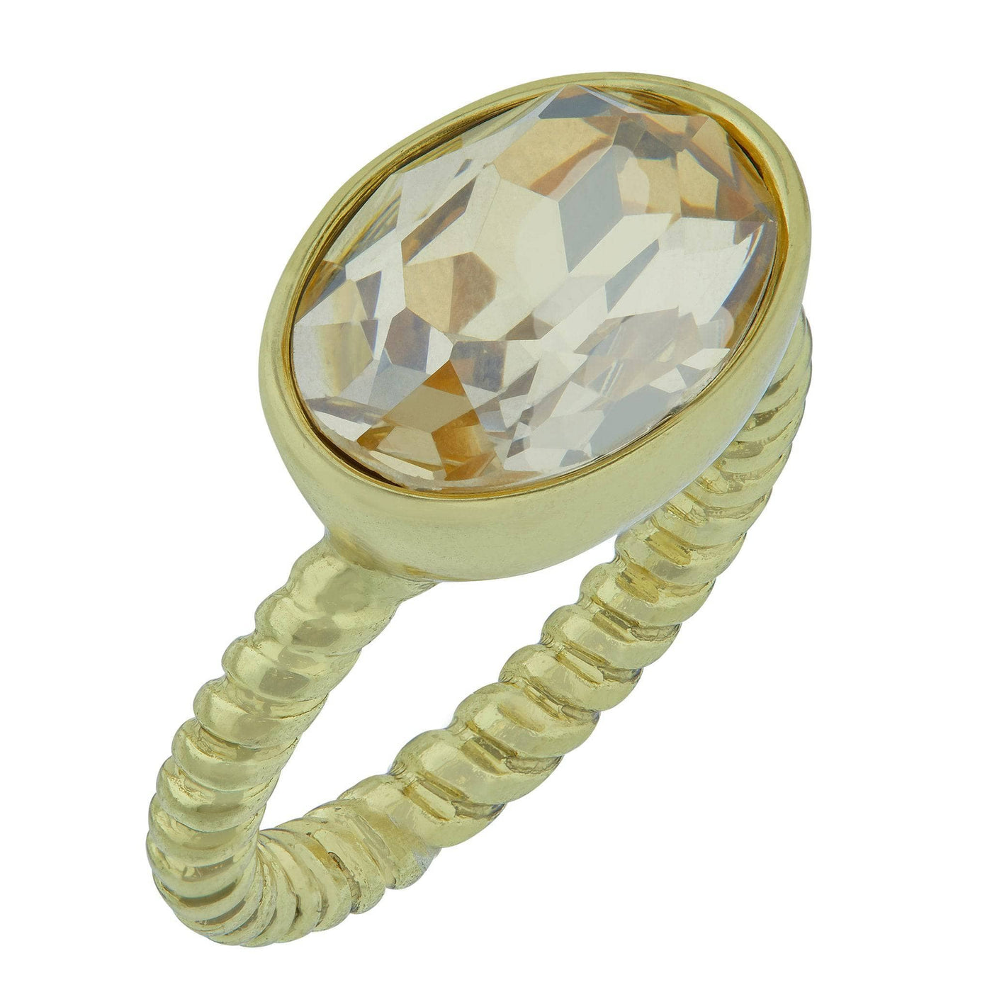 Heidi Daus®"Ring It Up" Crystal Oval Ring