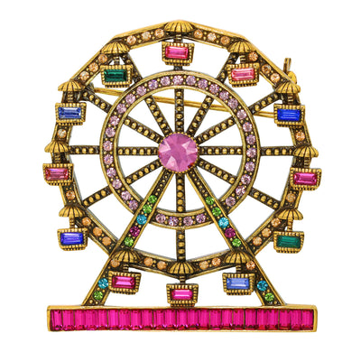 "Fancy Ferris Wheel" Crystal Pin - Heidi Daus®