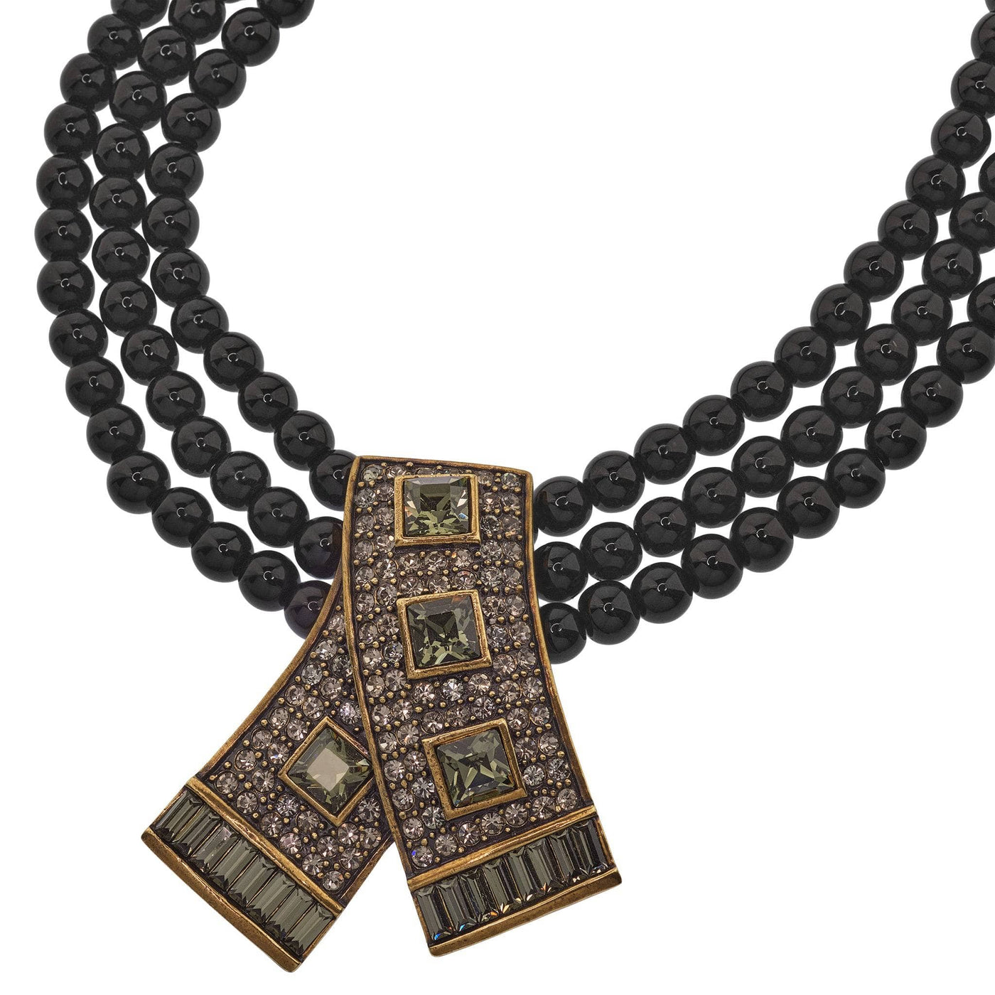 HEIDI DAUS®"Tailor Made" Beaded Crystal Deco Necklace