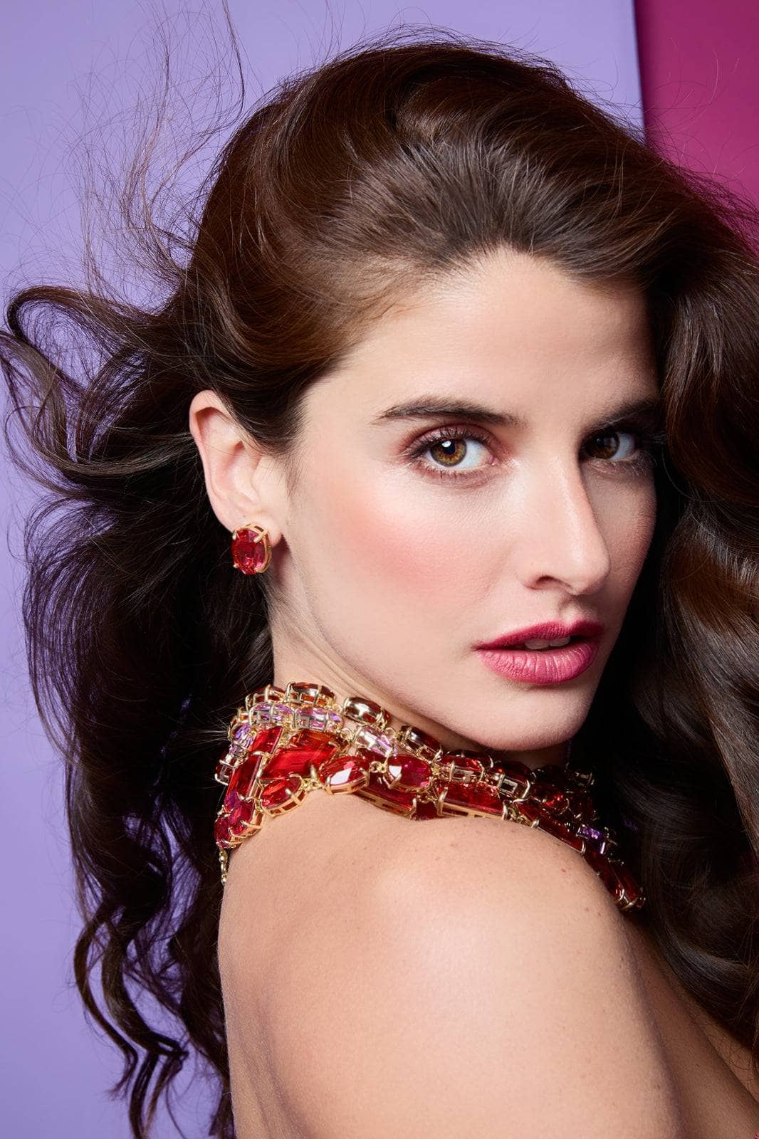 HEIDI DAUS®"Devil Wears Heidi" Crystal Button Earrings