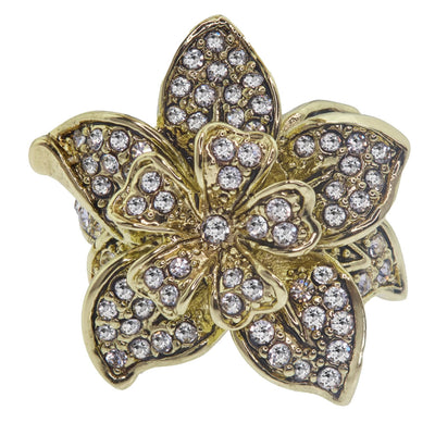 Heidi Daus®"Four Seasons Of Bloom" Crystal Floral Ring