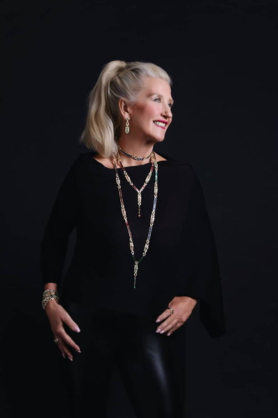 HEIDI DAUS® "It's A Fine Line" Art Deco Convertible Necklace