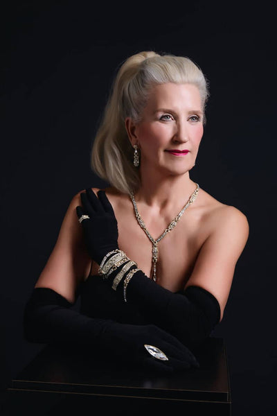 HEIDI DAUS® "It's A Fine Line" Art Deco Convertible Necklace