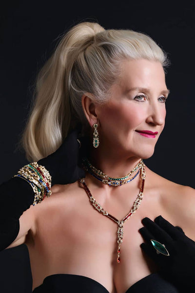 HEIDI DAUS® "It's A Fine Line" Art Deco Convertible Necklace