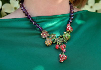 Heidi Daus® "Captivating Compote"  Crystal Fruit Necklace