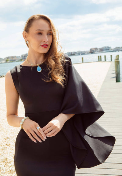 HEIDI DAUS® "Jumbo Tear Drop Rocks" Crystal Magnetic Enhancer Charm HEIDI DAUS®