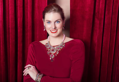 HEIDI DAUS®"Swirl Happy" Beaded Crystal Statement Necklace HEIDI DAUS®