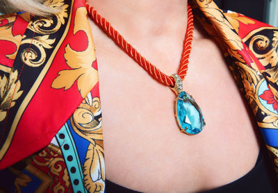 HEIDI DAUS® "Jumbo Tear Drop Rocks" Crystal Magnetic Enhancer Charm HEIDI DAUS®