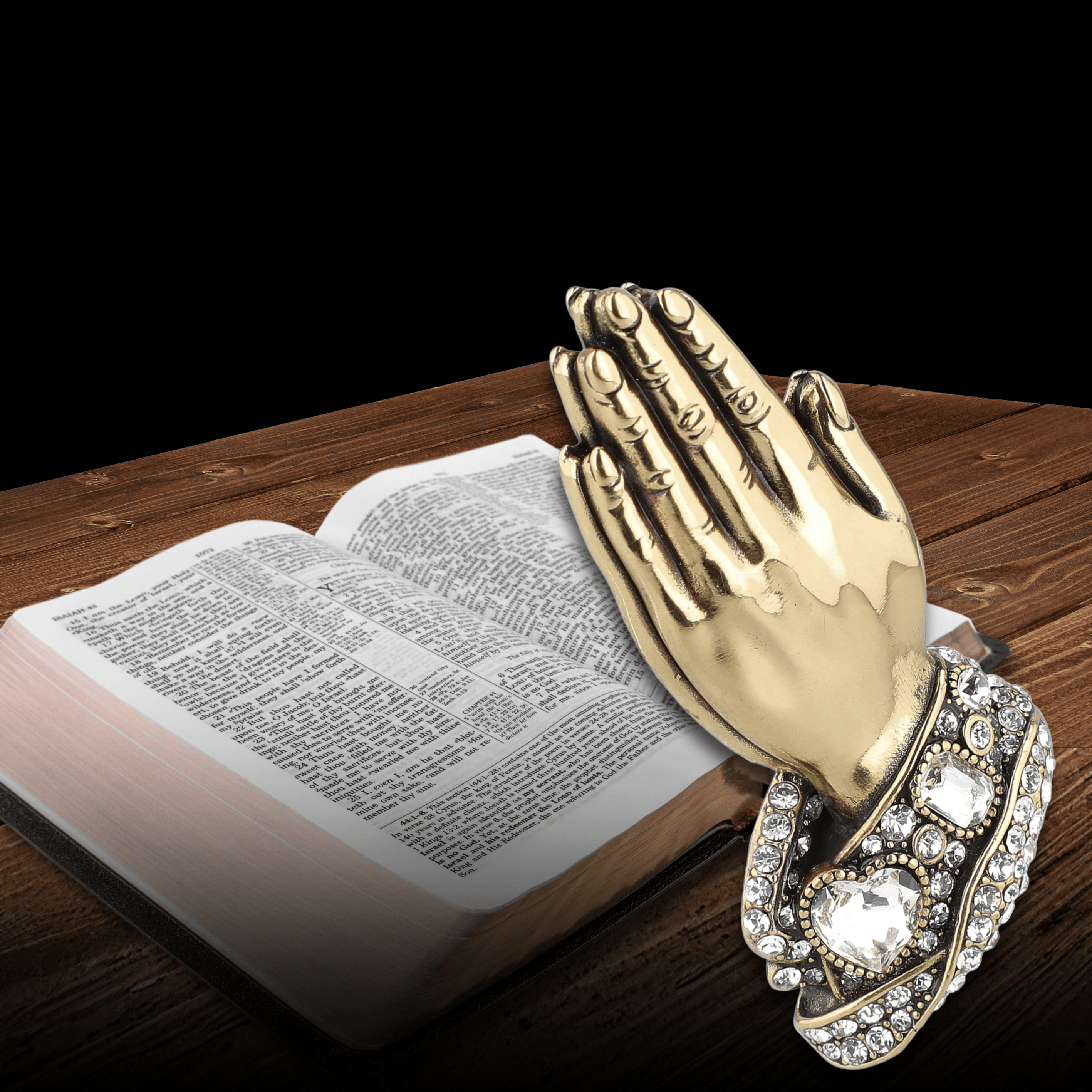 HEIDI DAUS® “A Sparkling Prayer” Hands of Hope Pin/Brooch