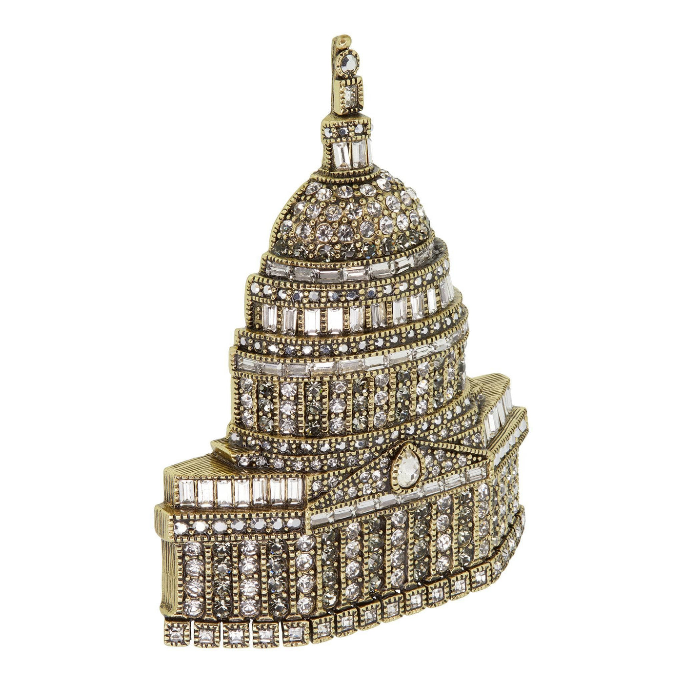 HEIDI DAUS®"State Of The Union" Crystal Capital Pin