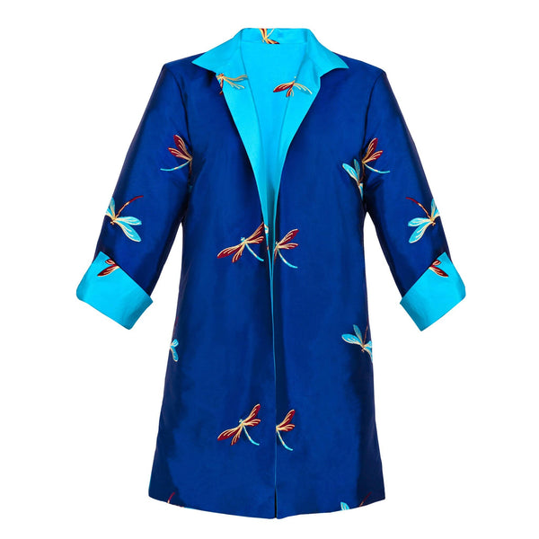 Hilcrhyme TOCプロデュース URUHA コート XLサイズ Signature Demoiselle Long Reversible Dragonfly | Heidi Daus