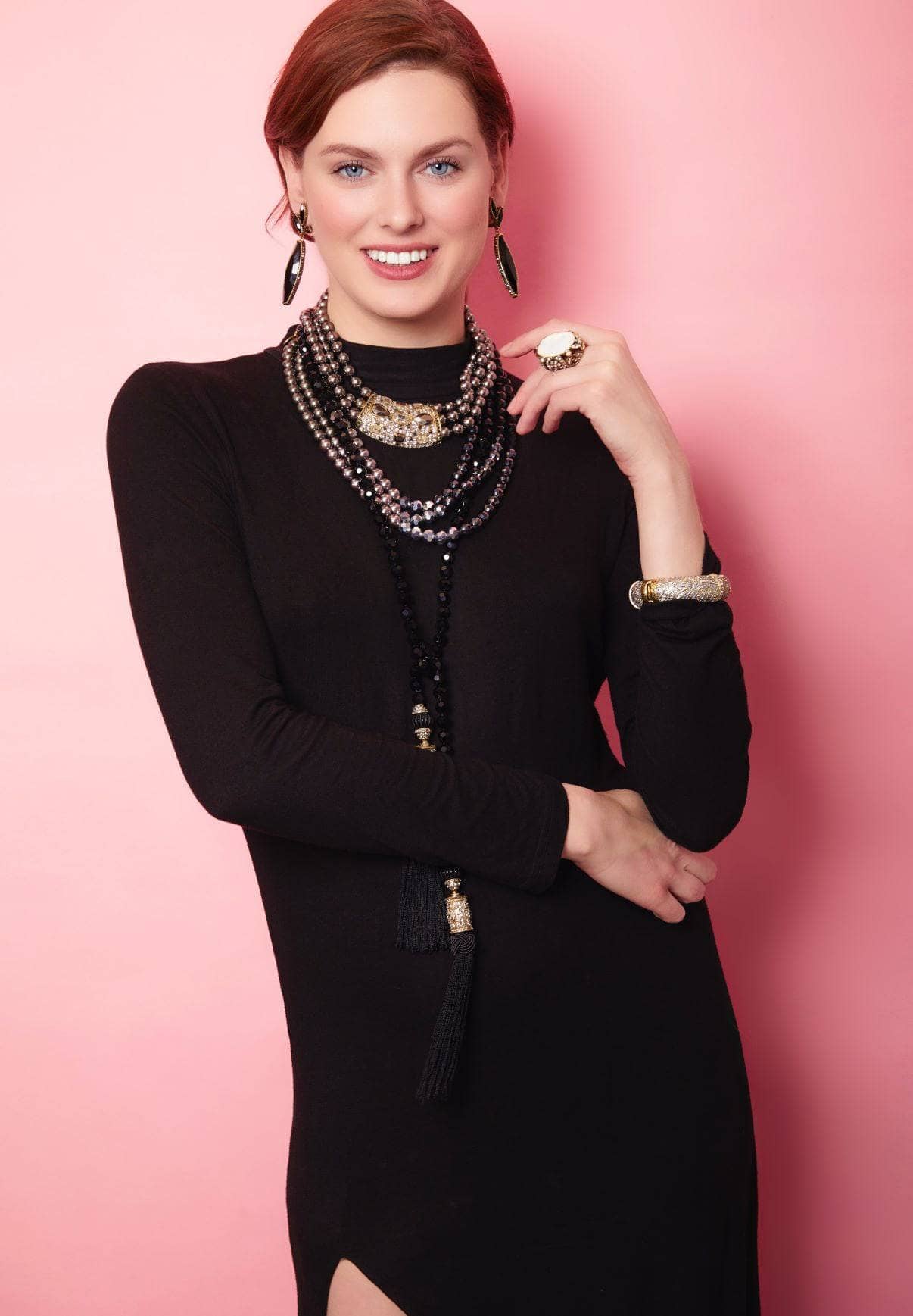 Heidi Daus®"Say It With Style" Beaded Crystal Statement Necklace