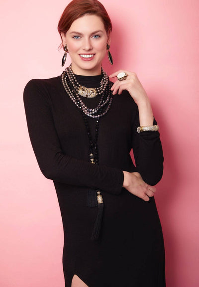 Heidi Daus®"Say It With Style" Beaded Crystal Statement Necklace