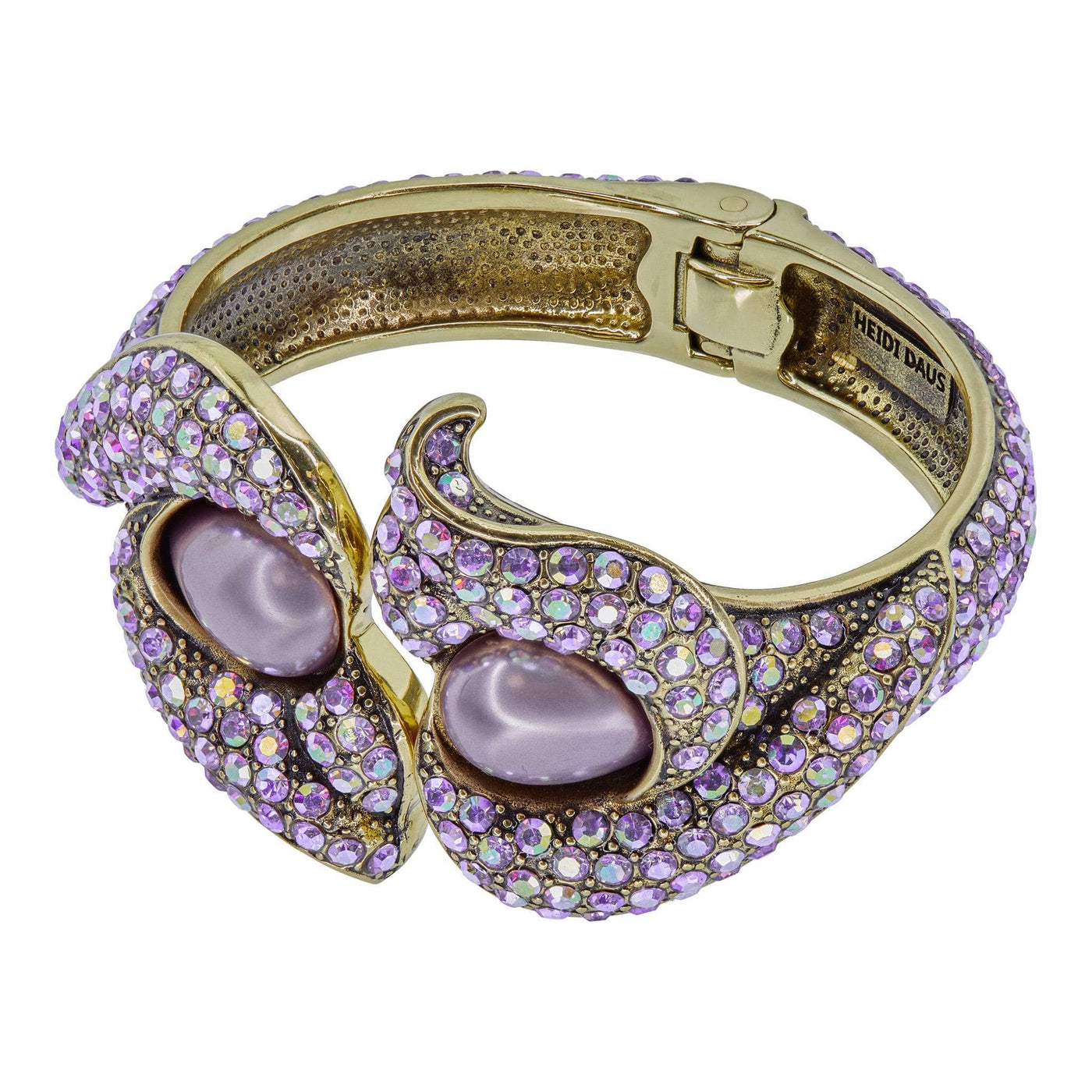 Heidi Daus®"Captivating Calla Lily" Beaded Crystal Floral Bracelet