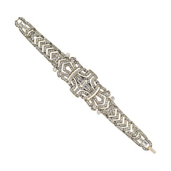 HEIDI DAUS® "Simply Sophisticated" Crystal Art Deco Bracelet