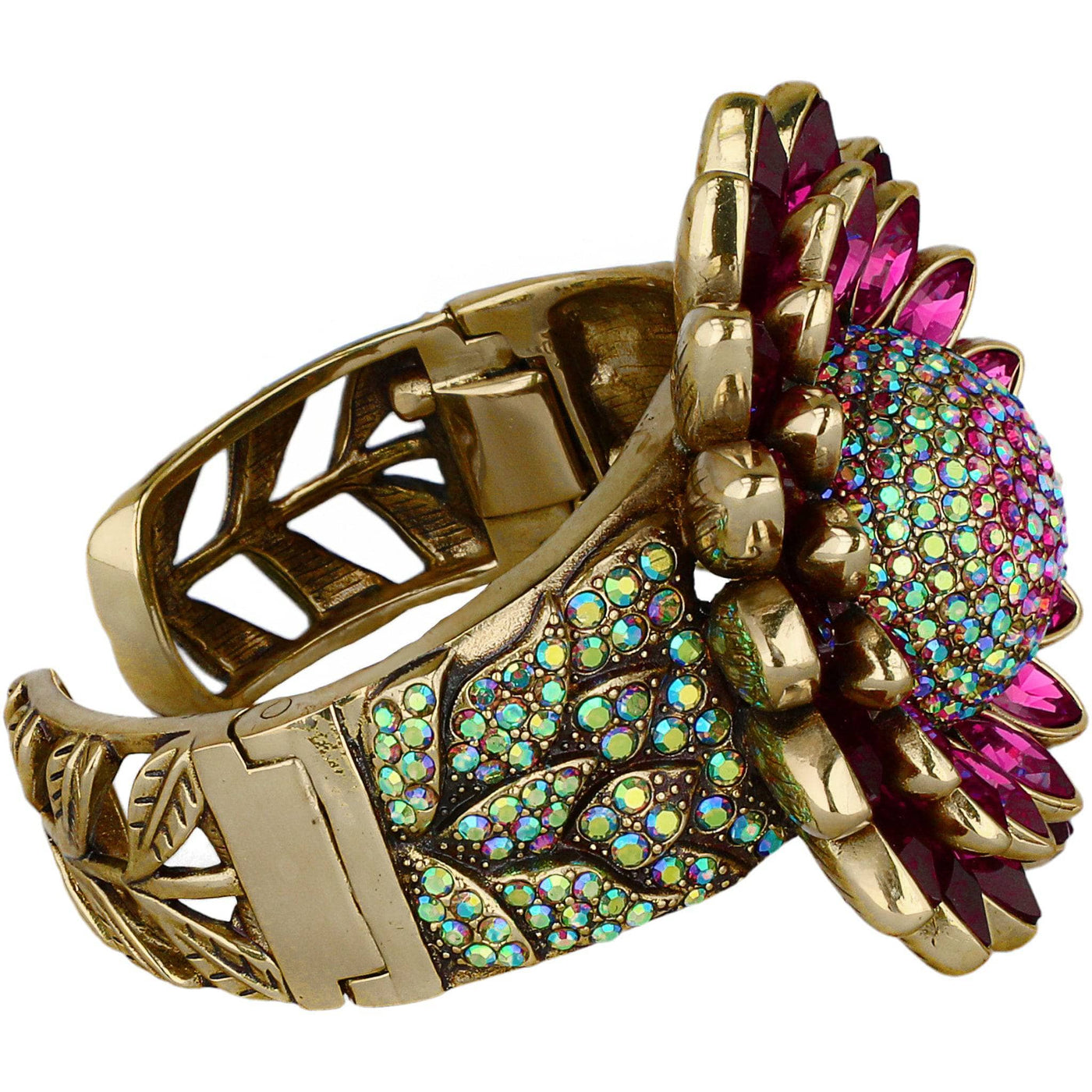 HEIDI DAUS®"Solaris" Crystal Floral Bracelet