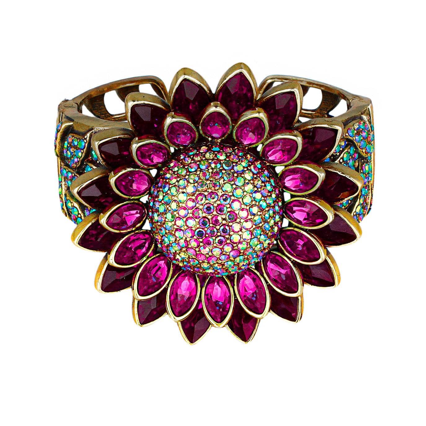 HEIDI DAUS®"Solaris" Crystal Floral Bracelet