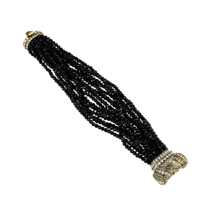 HEIDI DAUS®"Beaded Opulence" Multi-Strand Art Deco Statement Bracelet