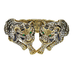 HEIDI DAUS®"Tempting Tigress" Crystal & Enamel Tiger Bracelet HEIDI DAUS®