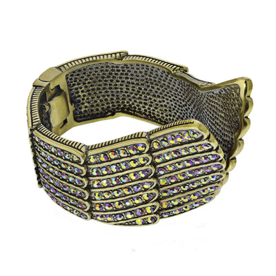 HEIDI DAUS®"Heidi's Angels" Crystal Angel Wings Cuff Bracelet