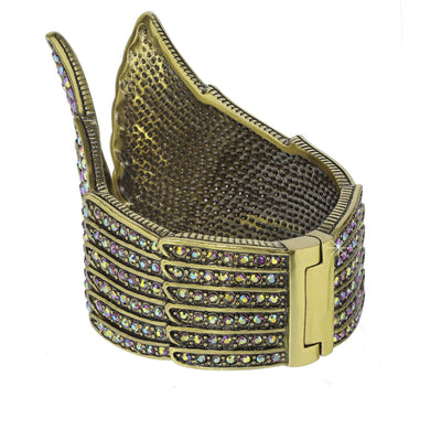 HEIDI DAUS®"Heidi's Angels" Crystal Angel Wings Cuff Bracelet