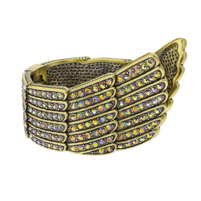 HEIDI DAUS®"Heidi's Angels" Crystal Angel Wings Cuff Bracelet