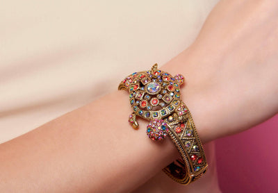 Heidi Daus®"Simply Irresistible Turtle" Crystal Turtle Bracelet