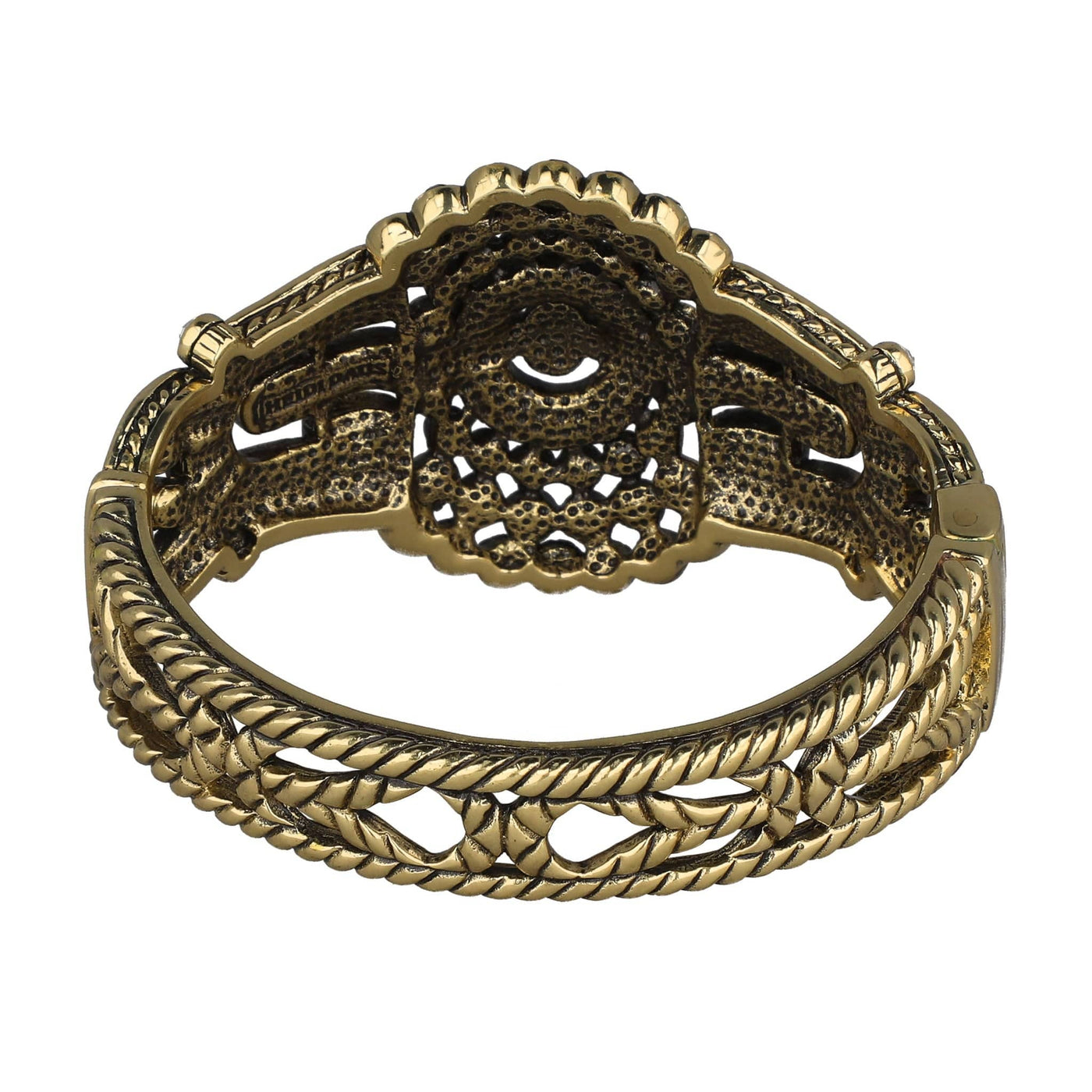 HEIDI DAUS® "Guilty Pleasure" Crystal Art Deco Statement Bracelet