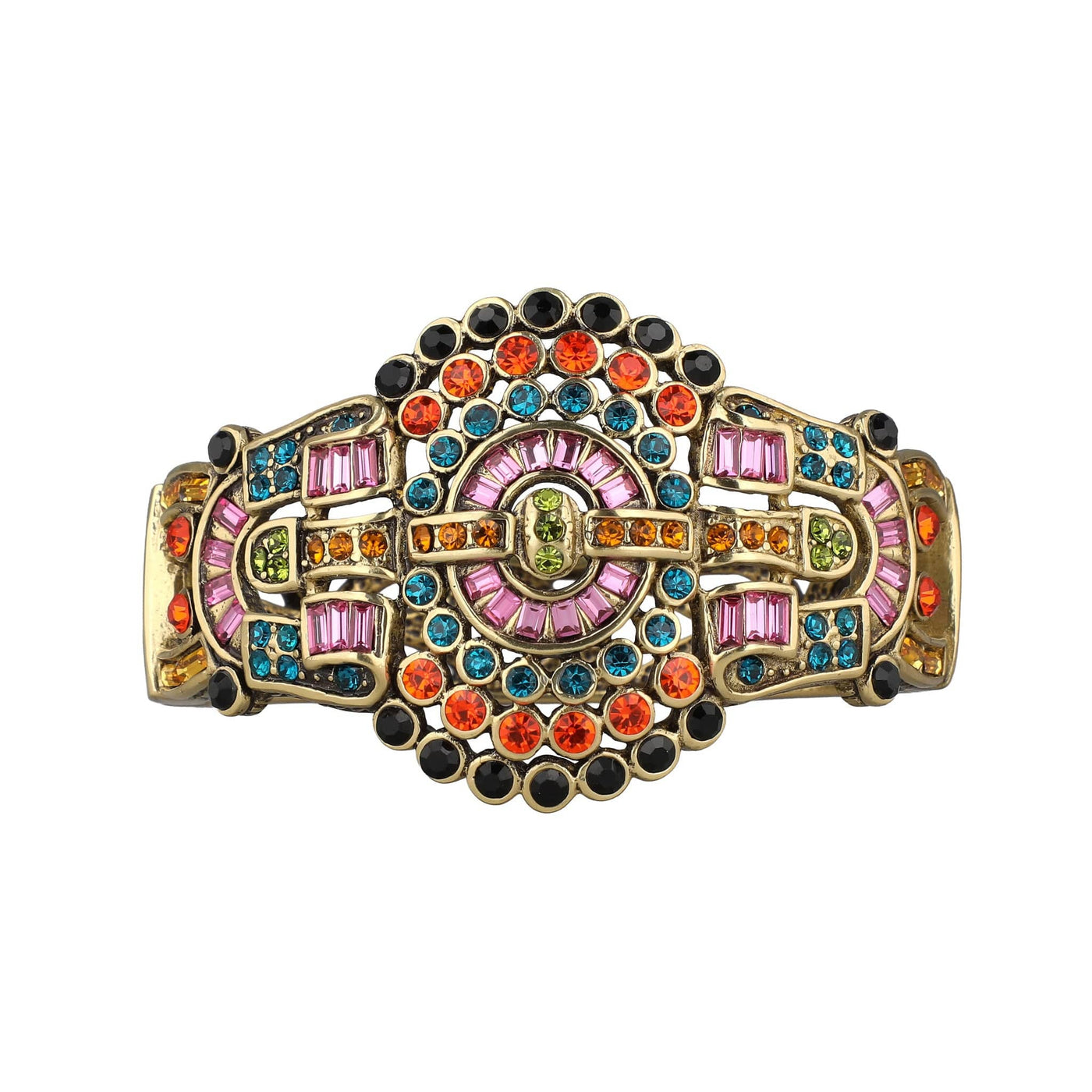 HEIDI DAUS® "Guilty Pleasure" Crystal Art Deco Statement Bracelet