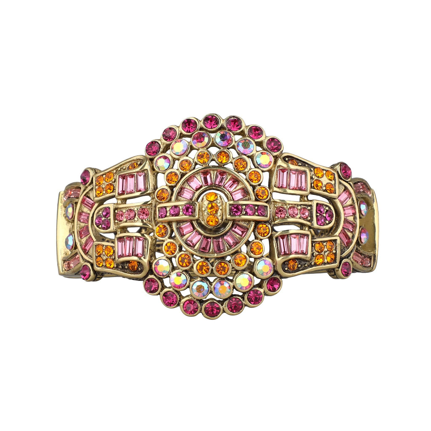 HEIDI DAUS® "Guilty Pleasure" Crystal Art Deco Statement Bracelet