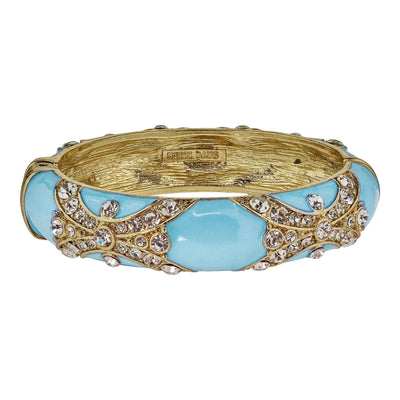 HEIDI DAUS® "Newport Chic Grande" Enamel & Crystal Deco Bracelet