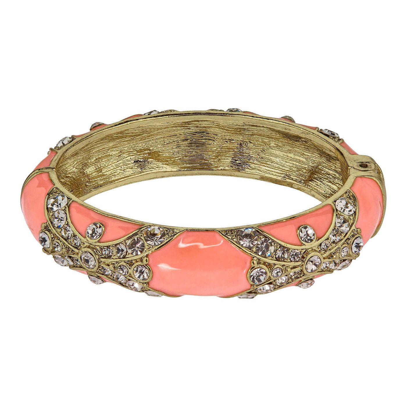 HEIDI DAUS® "Newport Chic Grande" Enamel & Crystal Deco Bracelet