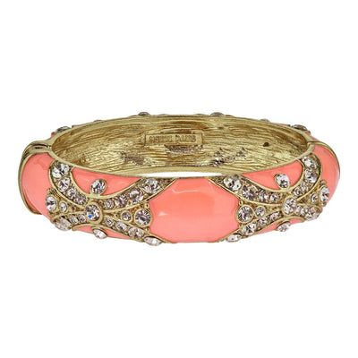 HEIDI DAUS® "Newport Chic Grande" Enamel & Crystal Deco Bracelet