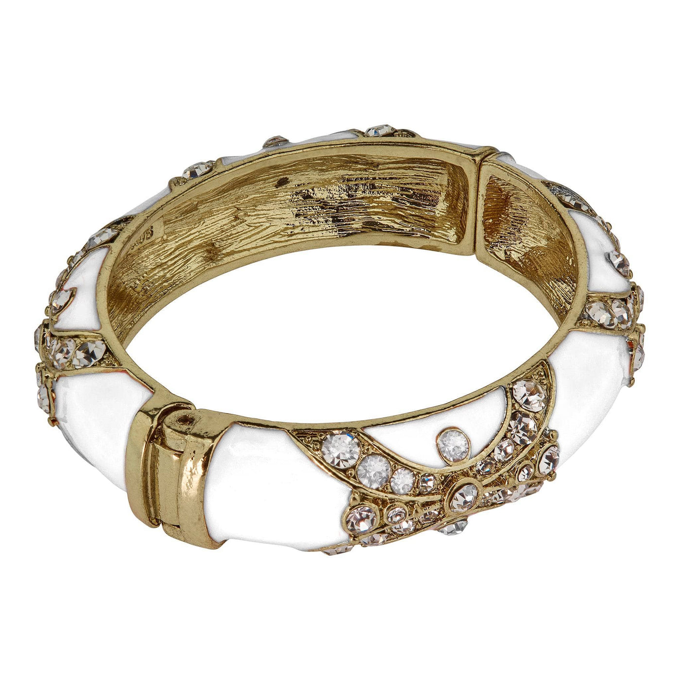 HEIDI DAUS® "Newport Chic Grande" Enamel & Crystal Deco Bracelet