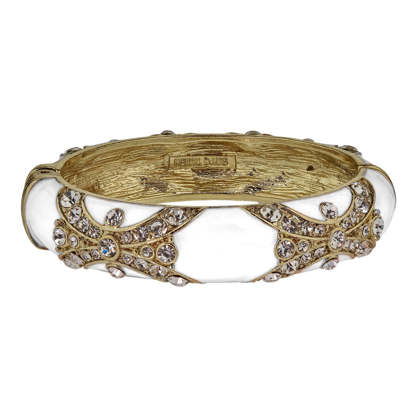 HEIDI DAUS® "Newport Chic Grande" Enamel & Crystal Deco Bracelet