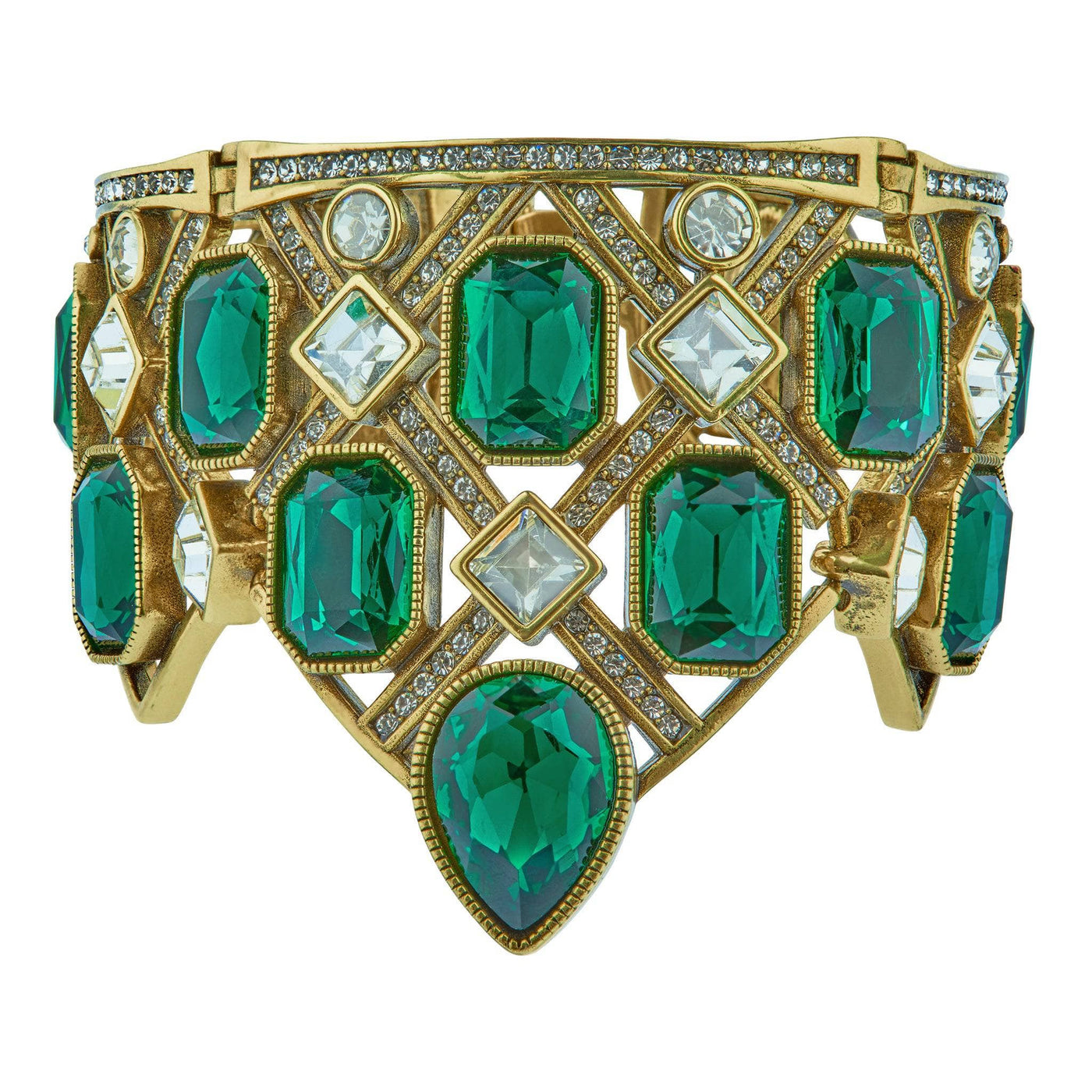 HEIDI DAUS®"Many Shades of Fabulous" Crystal Statement Bracelet