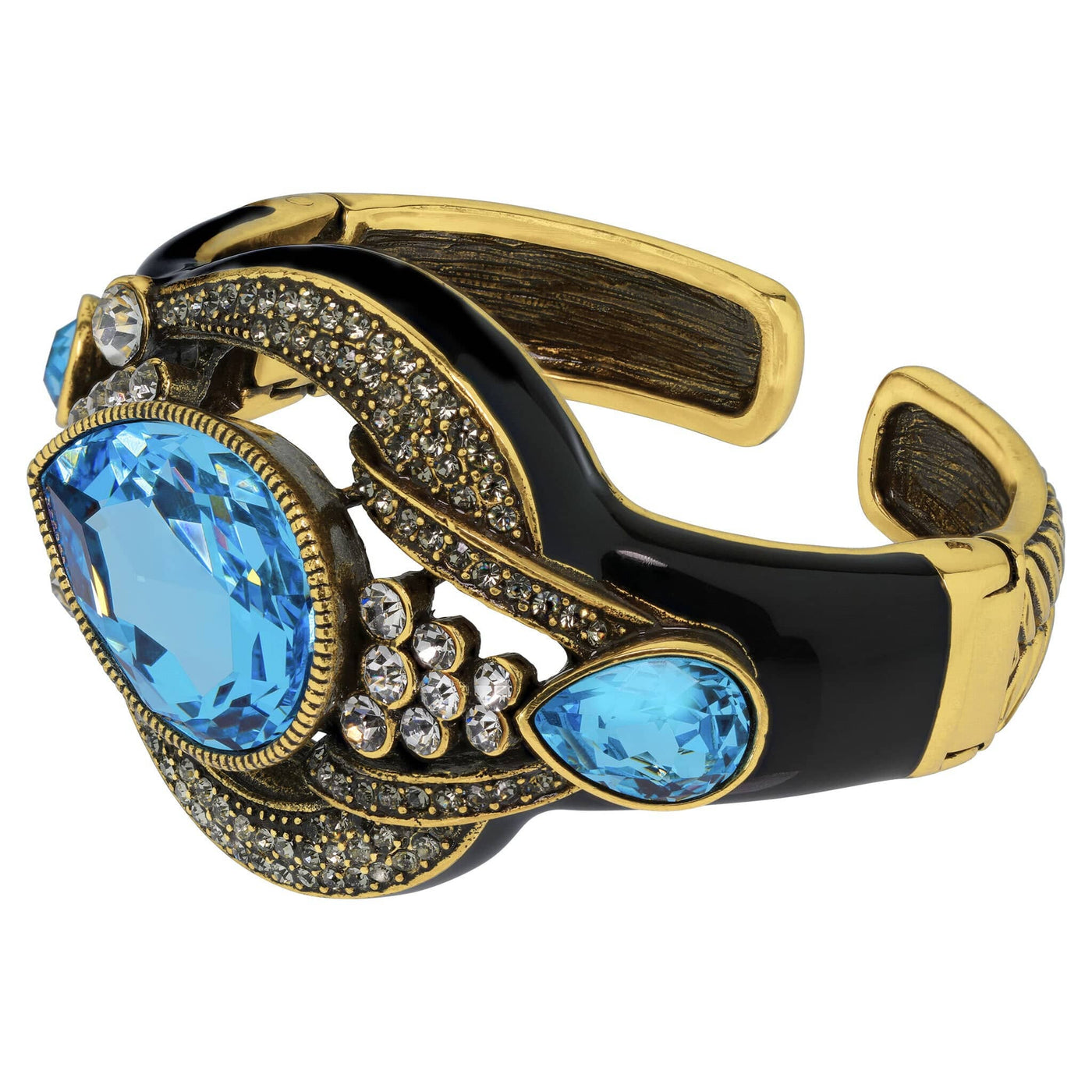 HEIDI DAUS® "Draped in Deco" Crystal Art Deco Bracelet