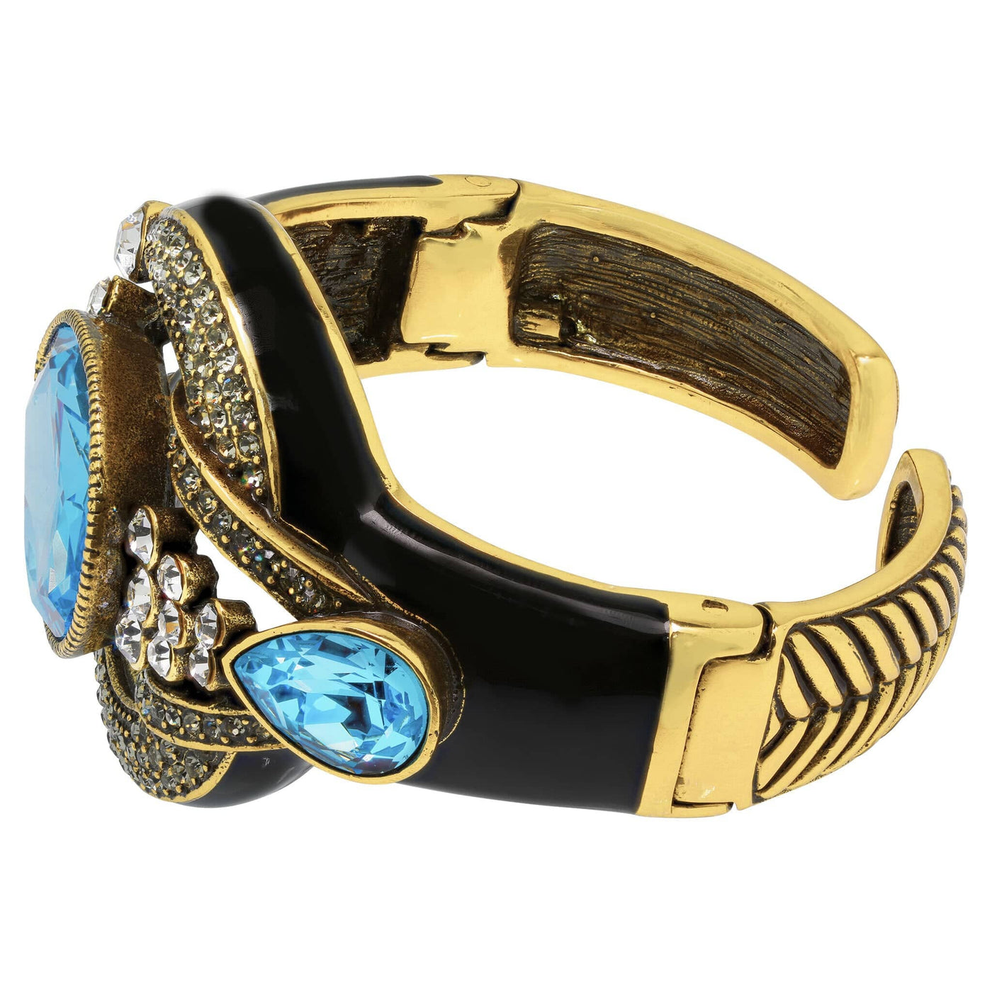 HEIDI DAUS® "Draped in Deco" Crystal Art Deco Bracelet