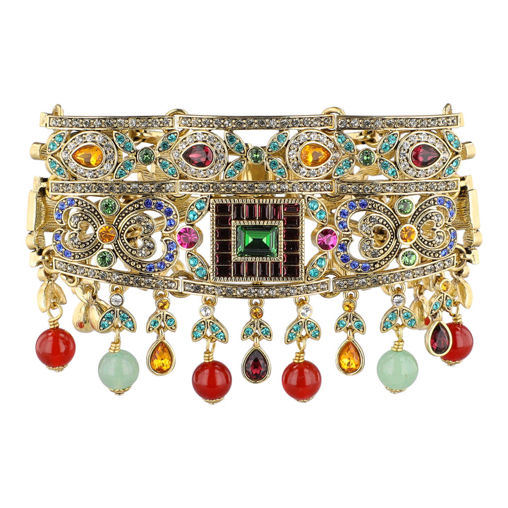Heidi Daus® "Palace Glam" Beaded Crystal Statement Bracelet — view 1