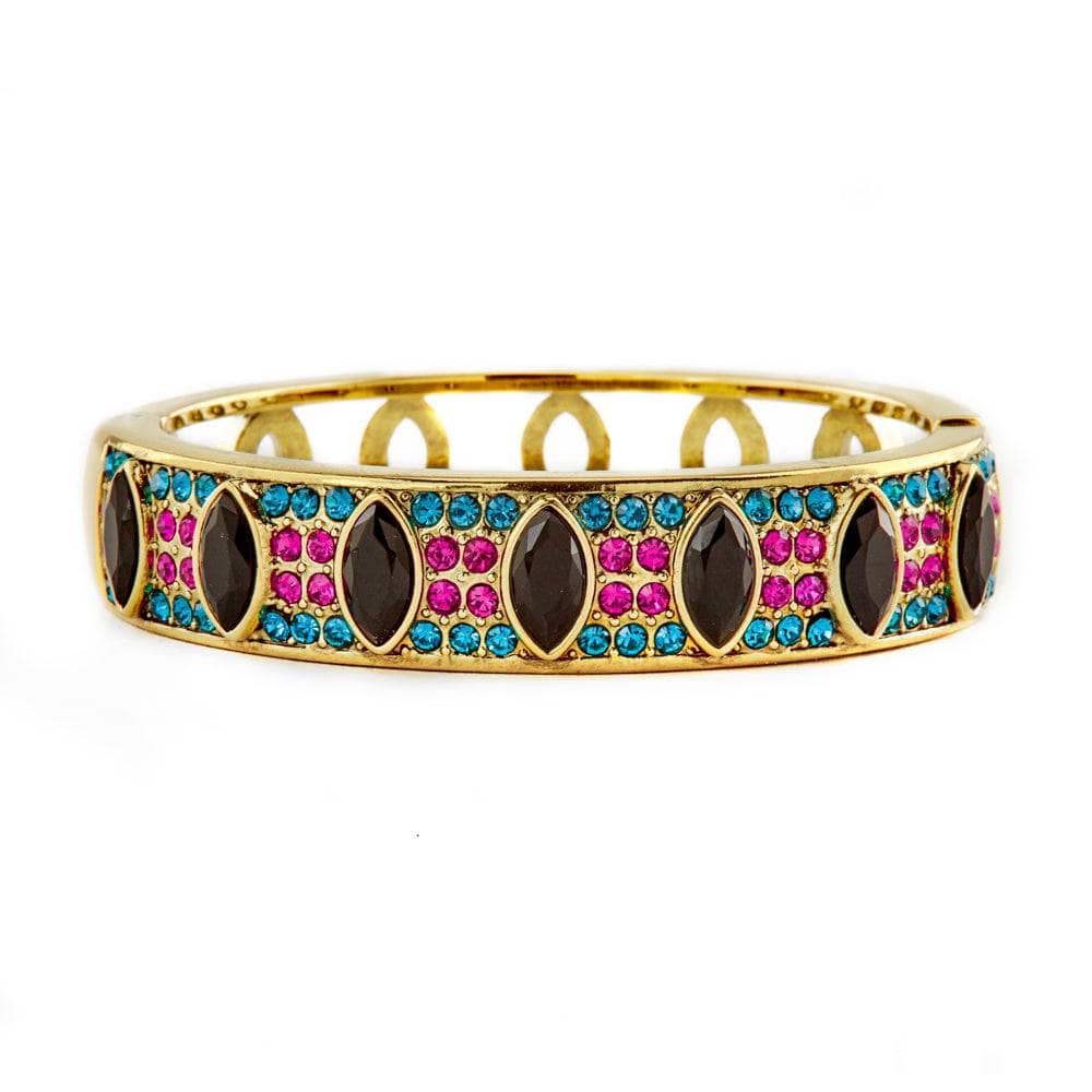 Heidi Daus®"Armed with Charm" Crystal Bangle Bracelet