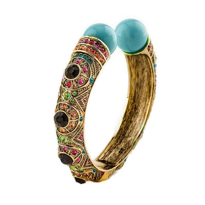 Heidi Daus®"Armed with Charm" Crystal Bangle Bracelet