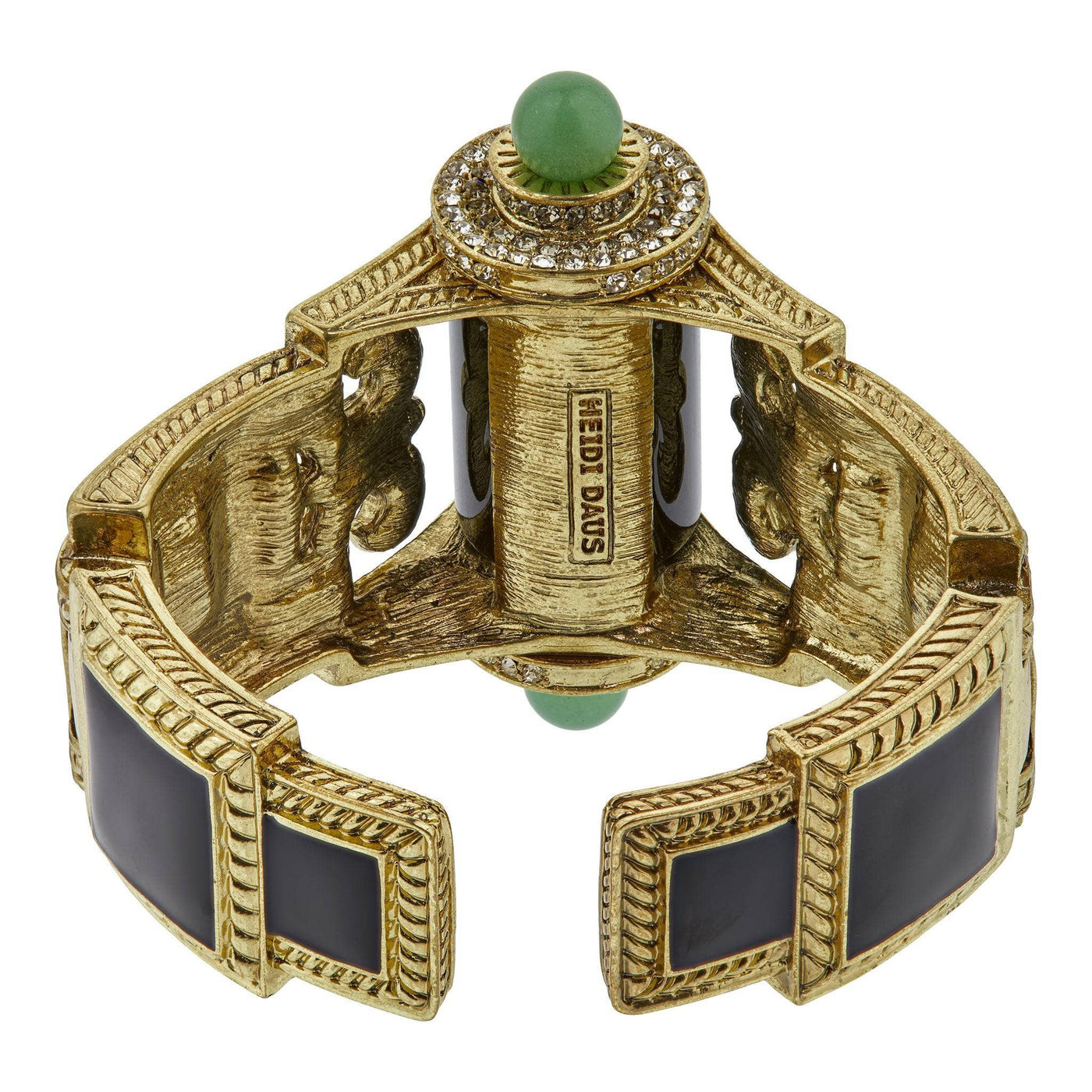 HEIDI DAUS® "Eclectic Combo" Crystal & Enamel Art Deco  Bracelet