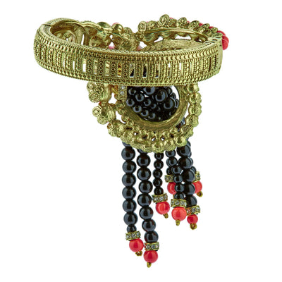 HEIDI DAUS® "Dazzling Drama" Beaded Crystal  Art Deco Tassel Bracelet