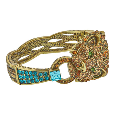 HEIDI DAUS®"Me Wow" Beaded Crystal Lion Bracelet