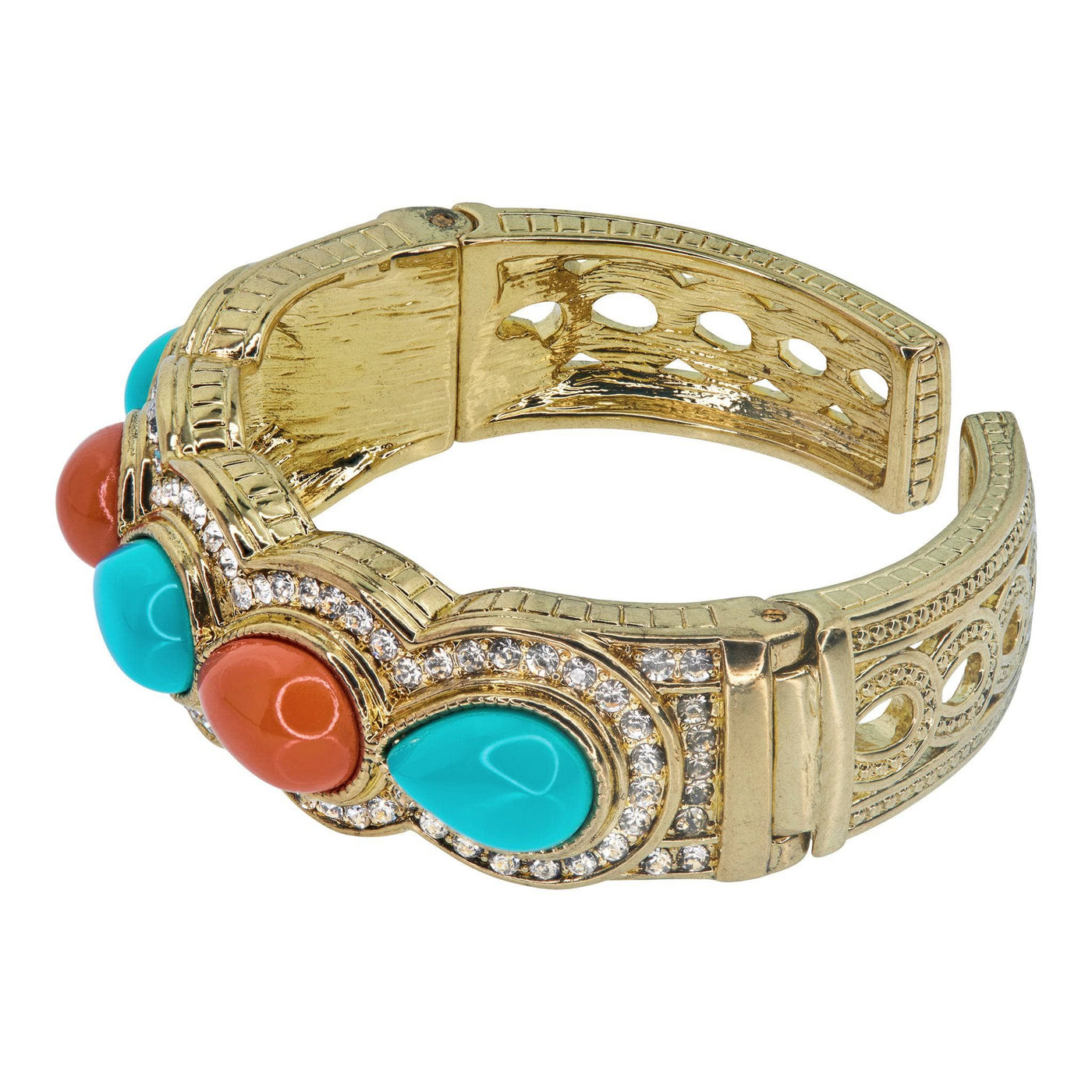 Heidi Daus®"Taos Chic" Beaded Crystal Statement Bracelet