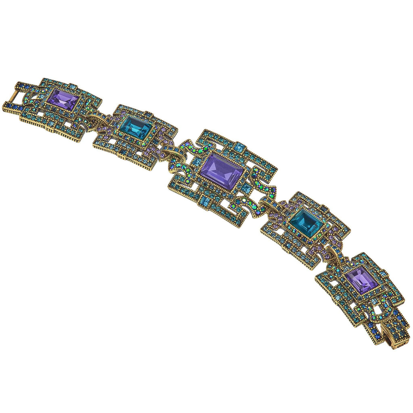 Heidi Daus®"Deco Windowpane" Crystal Deco Bracelet