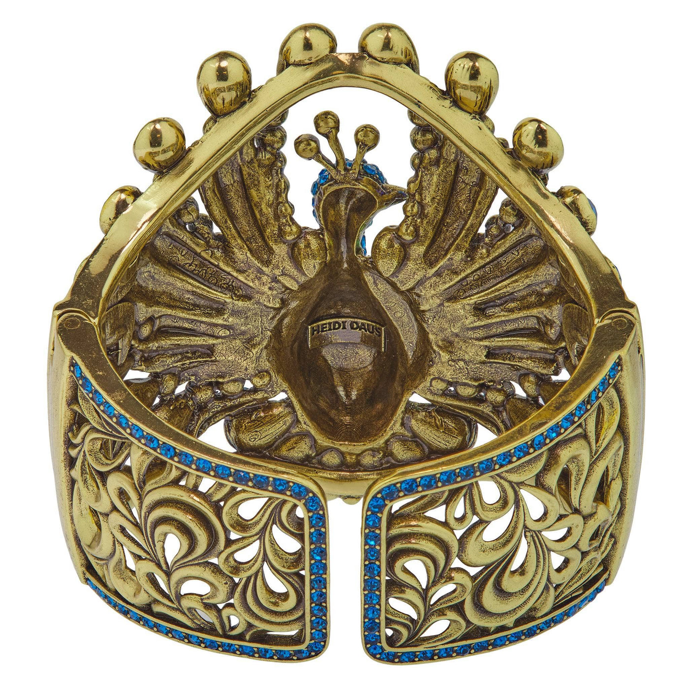 HEIDI DAUS® "Peacock Royale" Crystal Peacock Bracelet
